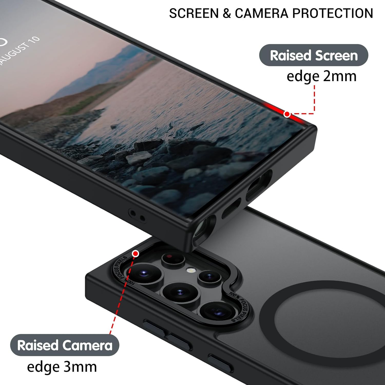 Matte Hybrid Magnetic MagSafe Case for Samsung Galaxy S24 Ultra Matte Hybrid Magnetic MagSafe Case for Samsung Galaxy S24 Ultra